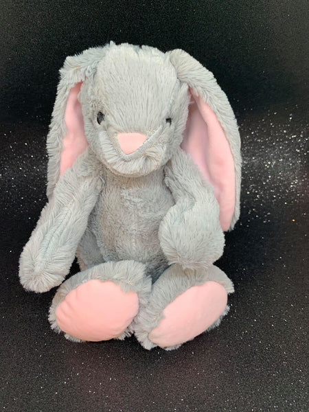 Medium Grey & Pink Bunny