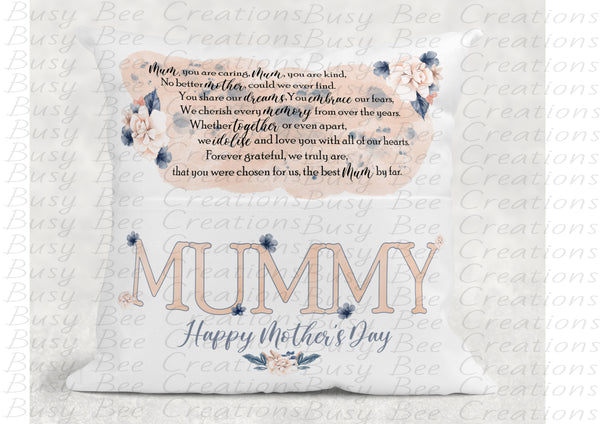 Mothers Day Reading Pocket Cushion/Pillow