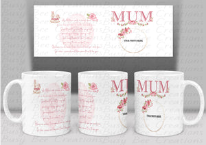 Mum Bunny Easter Photo Mug