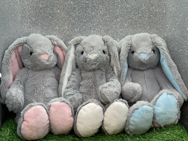 Medium Grey & Pink Bunny