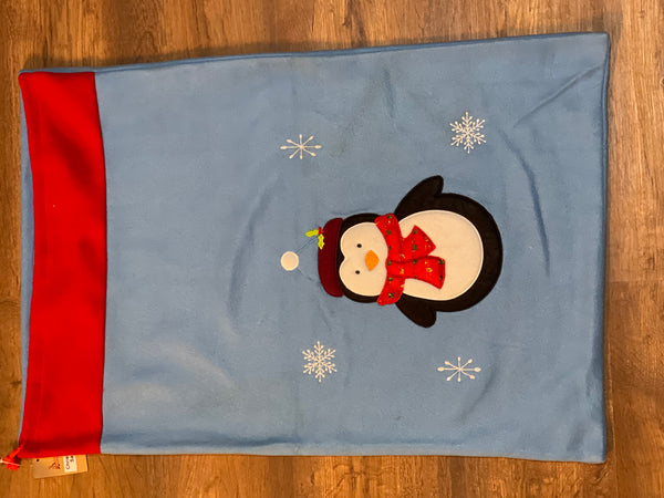 Penguin Christmas Sack