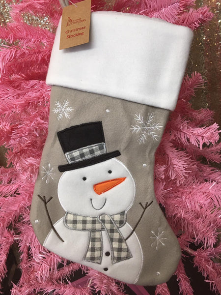 Snowman Stocking