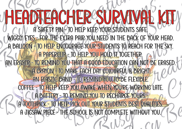 Pencil case survival kits (Teacher Gift)