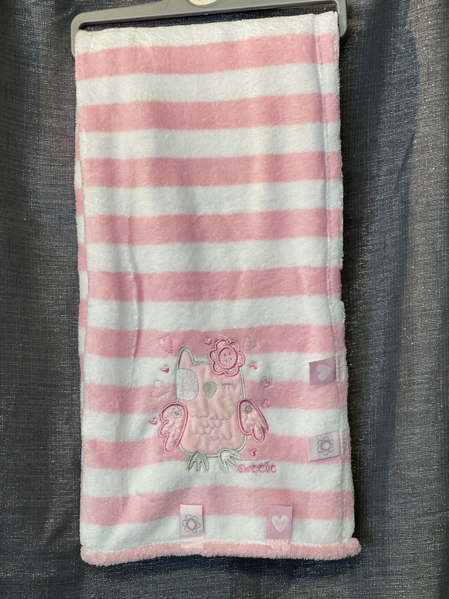 Fleece Wrap Baby Blanket Stripes