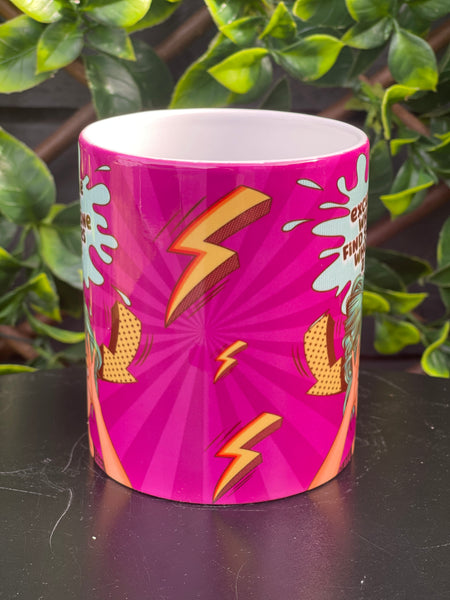 Pop Art Swear Mug Comic Style