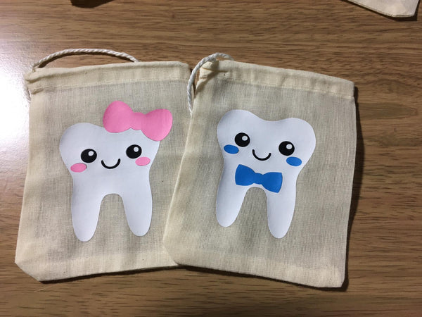 Tooth Fairy Cotton Bag