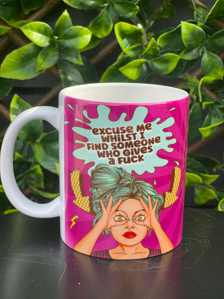 Pop Art Swear Mug Comic Style