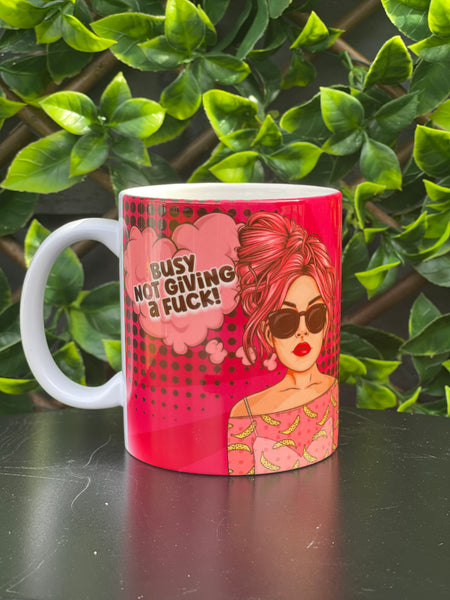 Pop Art Swear Mug Comic Style