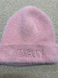 Girls Personalised Woolly Hat