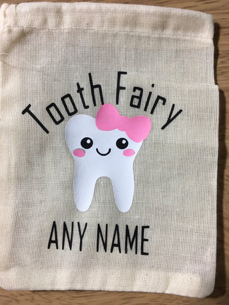 Tooth Fairy Cotton Bag