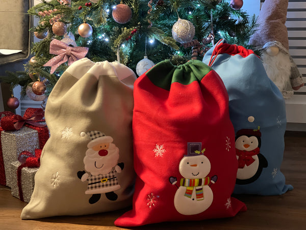 Penguin Christmas Sack