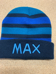 Boys Personalised Woolly Hat