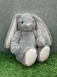 Medium Grey & White Bunny