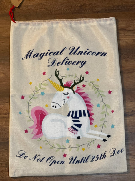 Unicorn Christmas Sack (Special Delivery)