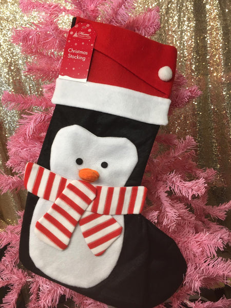 3D Penguin Stocking