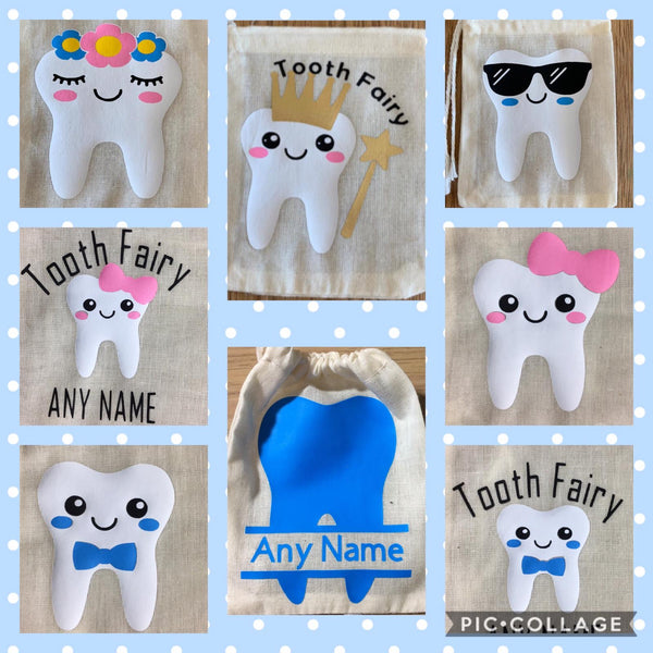 Tooth Fairy Cotton Bag