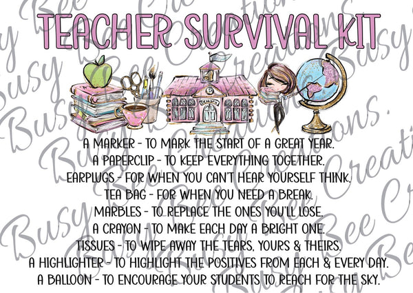 Pencil case survival kits (Teacher Gift)