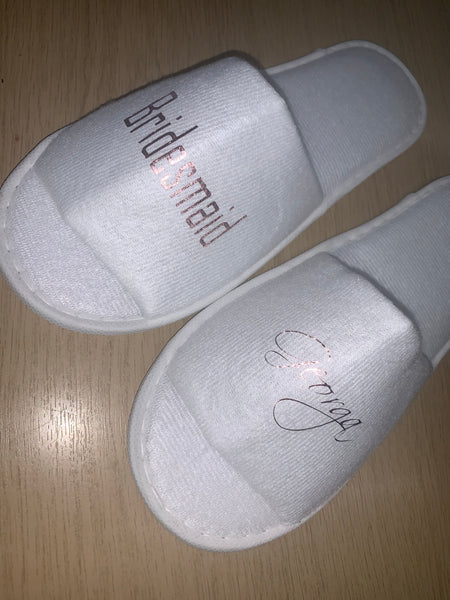 White Slippers (Spa Style)