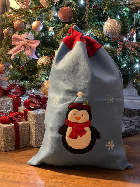 Penguin Christmas Sack