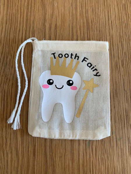 Tooth Fairy Cotton Bag