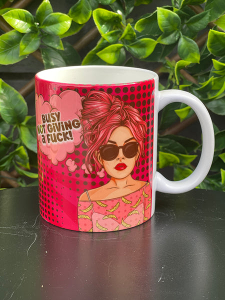 Pop Art Swear Mug Comic Style