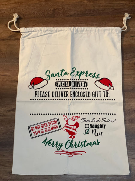 Santa Express Christmas Sack