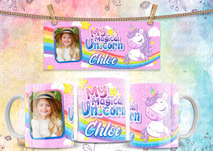 My Magical Unicorn Design Photo Mug